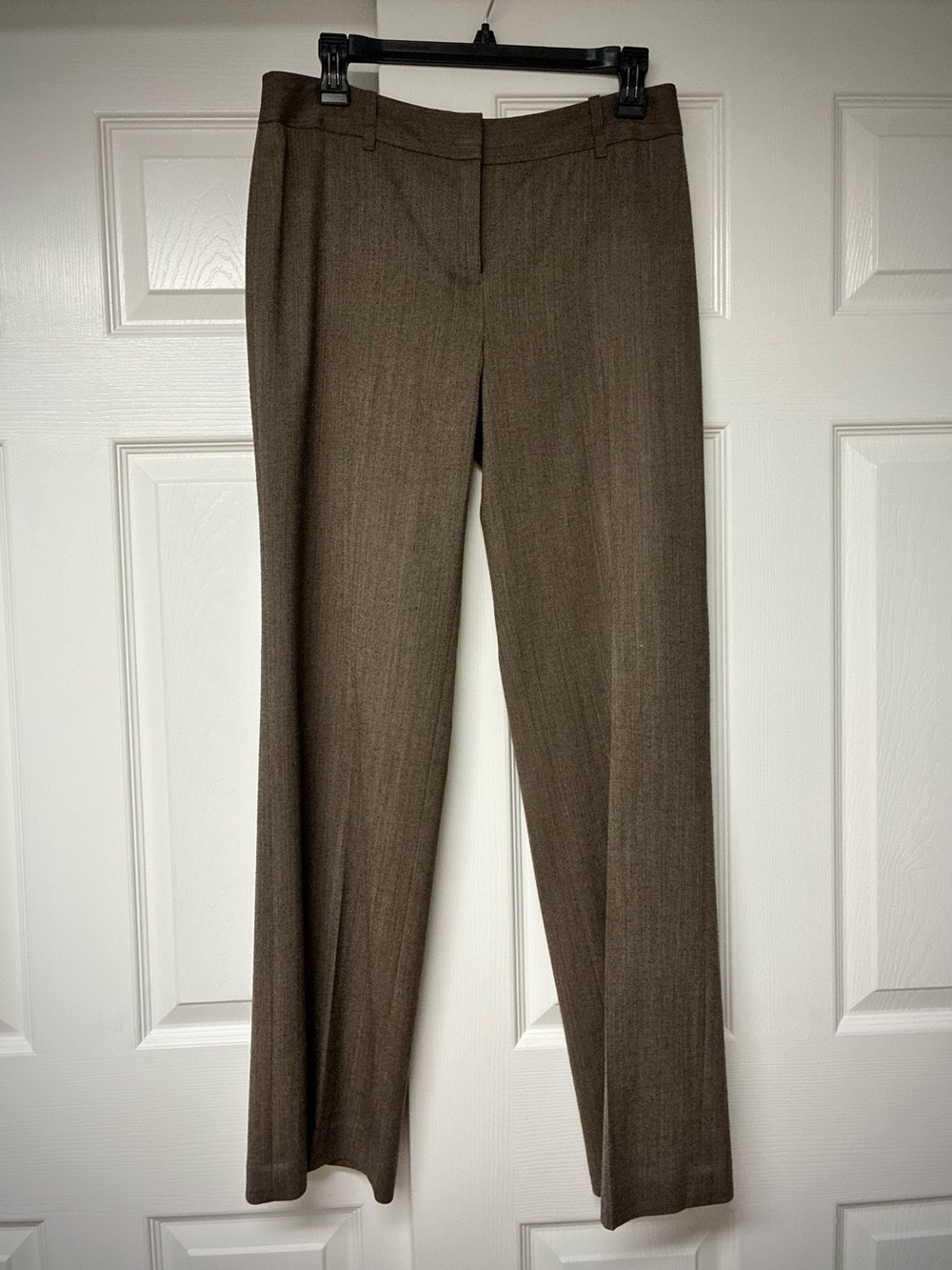 Vintage Refined Trousers, Ann Taylor Loft, The “Ann” Pant, Brown, Size 4